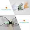 Cicada Fairy Wing Cosplay Cicada Wing Decorative Cicada Wing for Festival