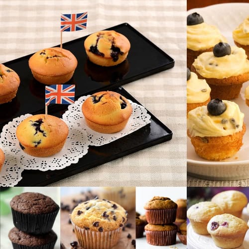 Silicone Flex Mini Muffin Pan, Silicone Mold, Cupcake Mold, Non-Stick Cake Mold, Confectionery Mold, Chocolate Mold, DIY, Sweets, 15 pieces