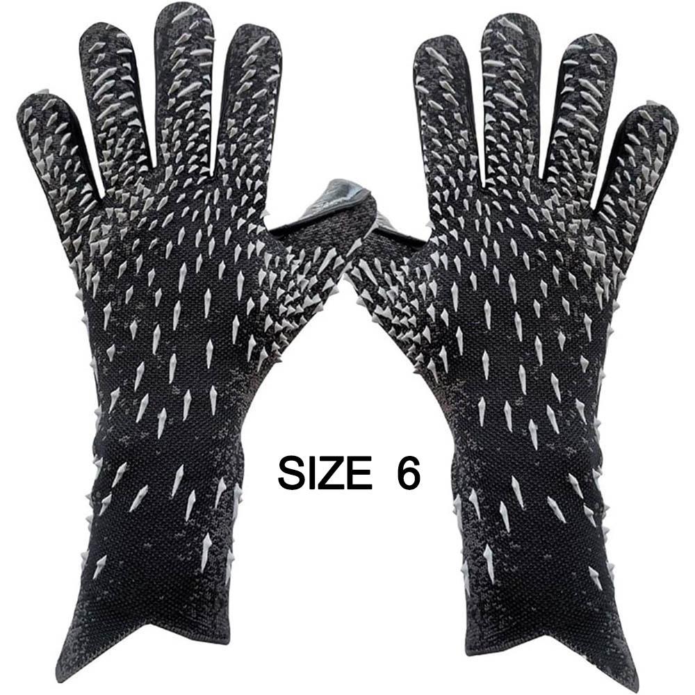 Soccer Goalie Gloves Latex Thickened Professional Goalkeeper Gloves for Adult Youth Football Sports Training and Match
