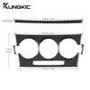 For Mazda 3 2010 2011 2012 2013 Radio Control Accent Sticker Interior Trim Car Accessories Car Styling Real Carbon Fiber