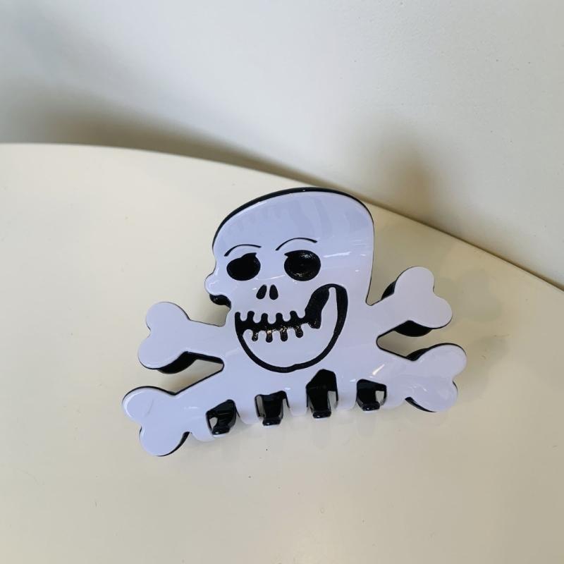 Horror Shape Hairpin Children Friendly Hairclip Creative Halloween Hair Clip for Parties and Daily Use