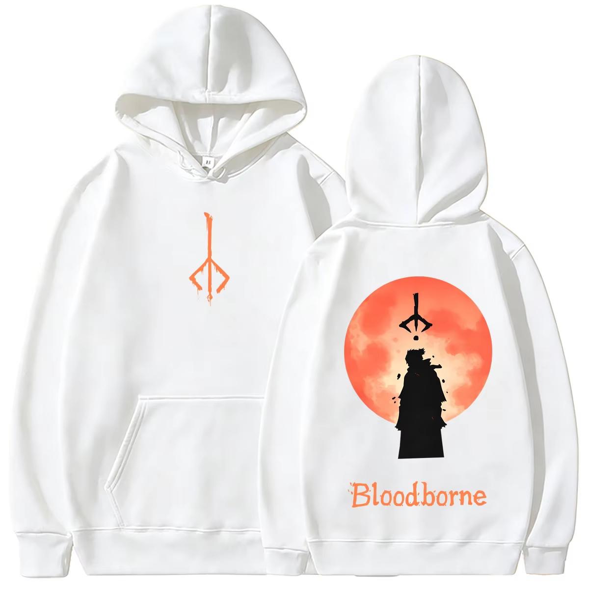 2026 Hot Sale Game Bloodborne Graphic Print Hoodie Men Women Fashion Vintage Pullover Hoodies Soft Cotton Sweatshirt 4XL