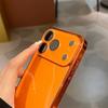 Luxury Tempered Glass Phone Case For iPhone 17 16 15 14 13 12 11 Pro Max Plus Crystal Lens Protection Plating Bumper Hard Cover