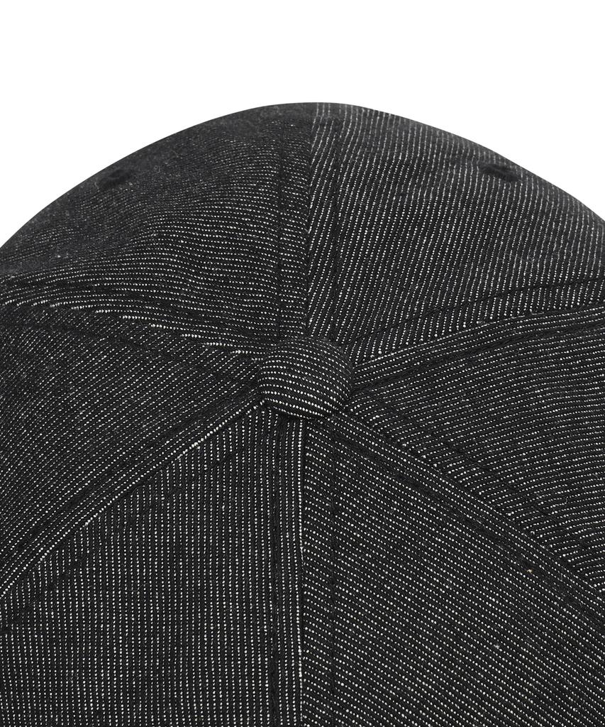 COLUMBIA UNIVERSITY Ny10027 Logo Denim Ball Cap Black Denim
