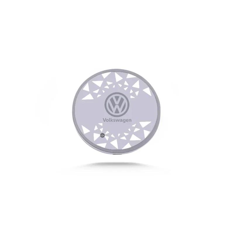 Für VOLKSWAGEN VW LED Auto Getränkeuntersetzer Licht Becherhalter Matte Ambiente Lampe für Volkswagen Golf Passat Jetta Tiguan Polo Bora Beet