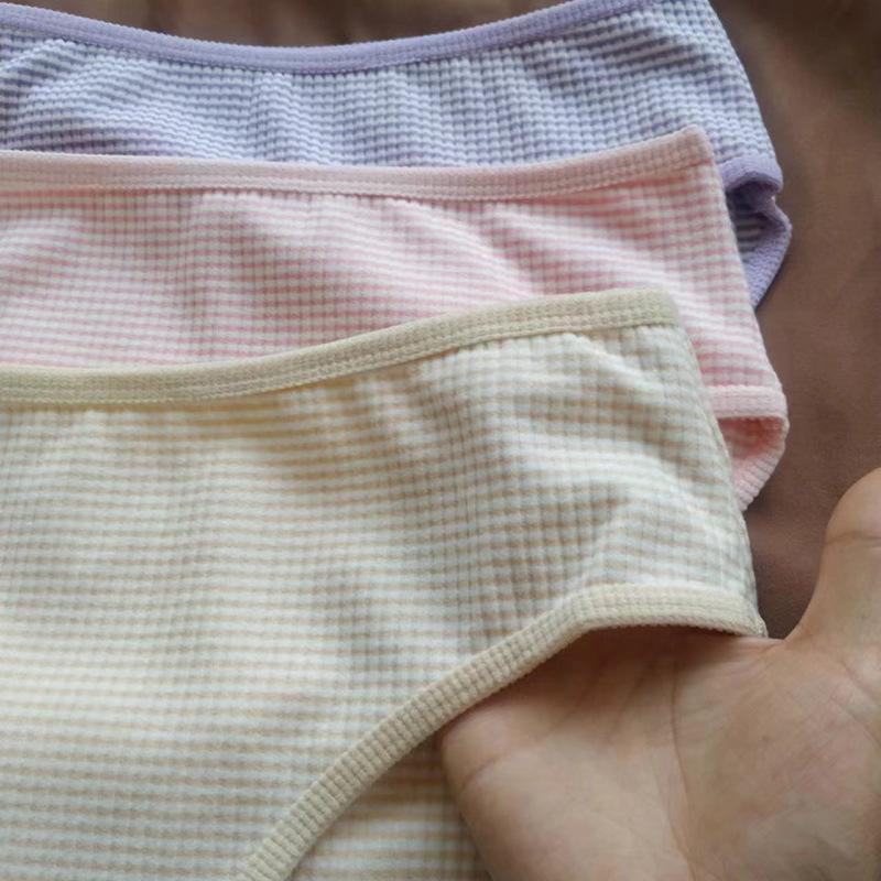 3 PCS Soft High Quality Comfort Elastic Ladies Panties Large Size Plus Plus Mom Panties Female Thickened Thick Leg High Waist Panties Female
