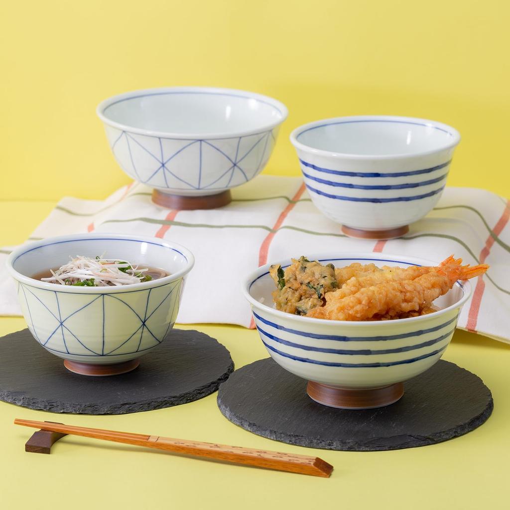 Saikaitoki Hasami Ware Takayama Kiln Lightweight Okonomi Donburi 14cm Lined Tokusa Microwave and Dishwasher Made In Product Number 20970 Bowl, Approx.
