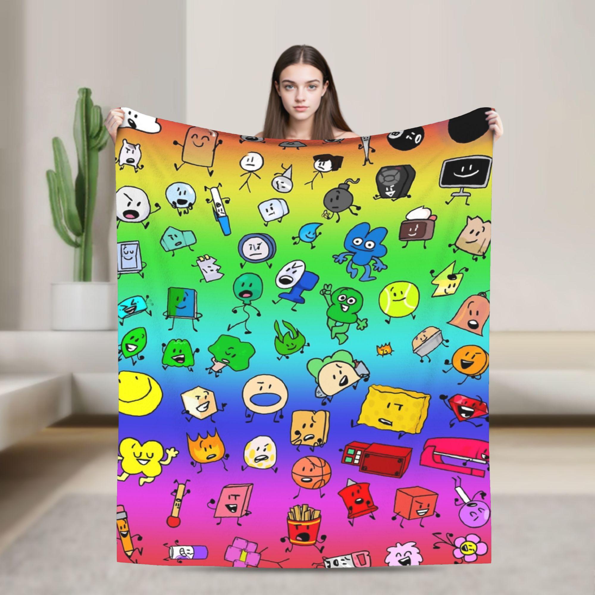 Cartoon Blanket Bfdi Flannel Vintage Warm Throw Blankets for Home Restaurant  Winter 75x90cm