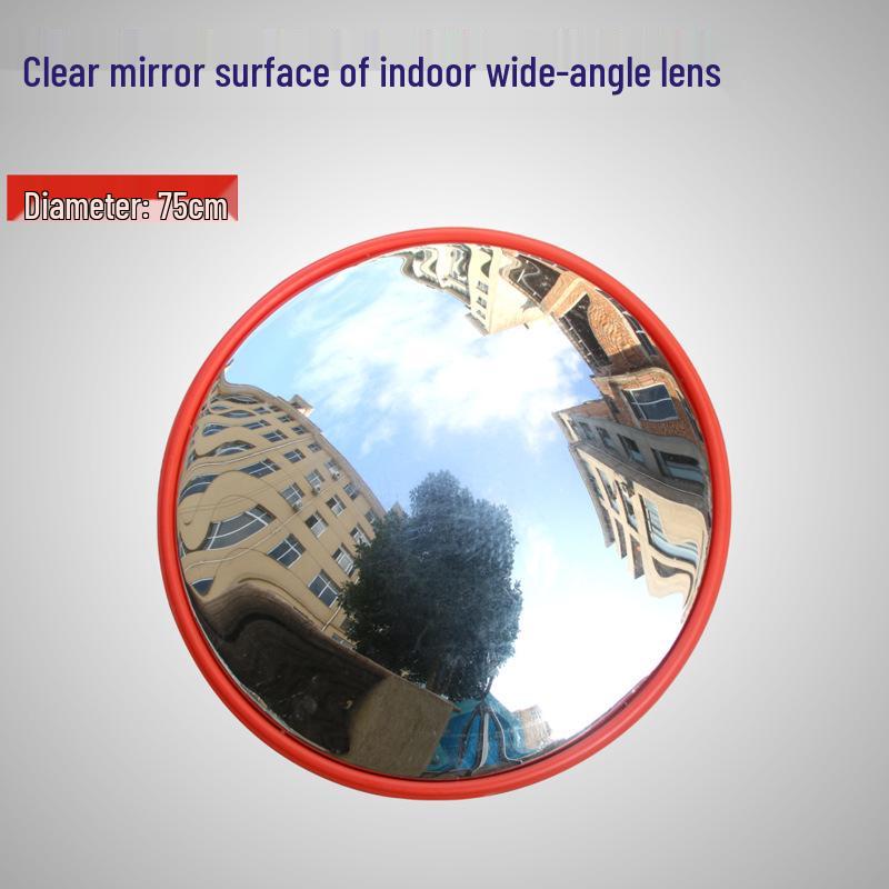 Wide-Angle Convex Mirror for Indoor/Outdoor Corner Parking Lot Use