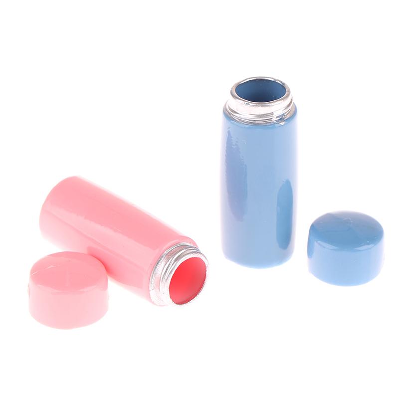 1/12 Dollhouse Miniature Thermos Cups Water Cup Doll House Food Play Scene Decor Accessories