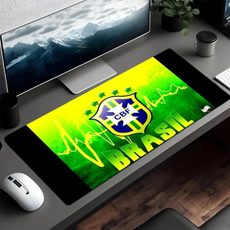 Brazilian Football Federation Emblem Mouse pad Mouse pad, Gaming Mouse Pad, keyboard pad, Desk Decor for computer notebook Fan Gift Birthday Gift