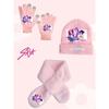 Witch Hunt Girl Winter Warm Knitted Hat Scarf Glove 3-Piece Set Anime Cartoon Children Cute