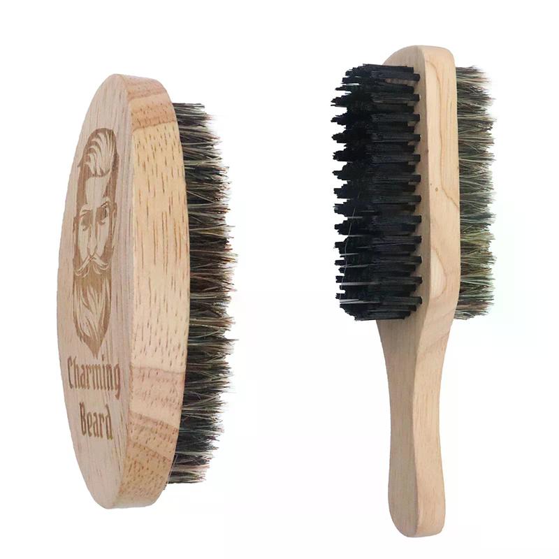 Tool 1PC for Eco Friendly Boar Bristle Men's Shaving Brush Portable Barber Natural Beard Facial Cleaning Mustache