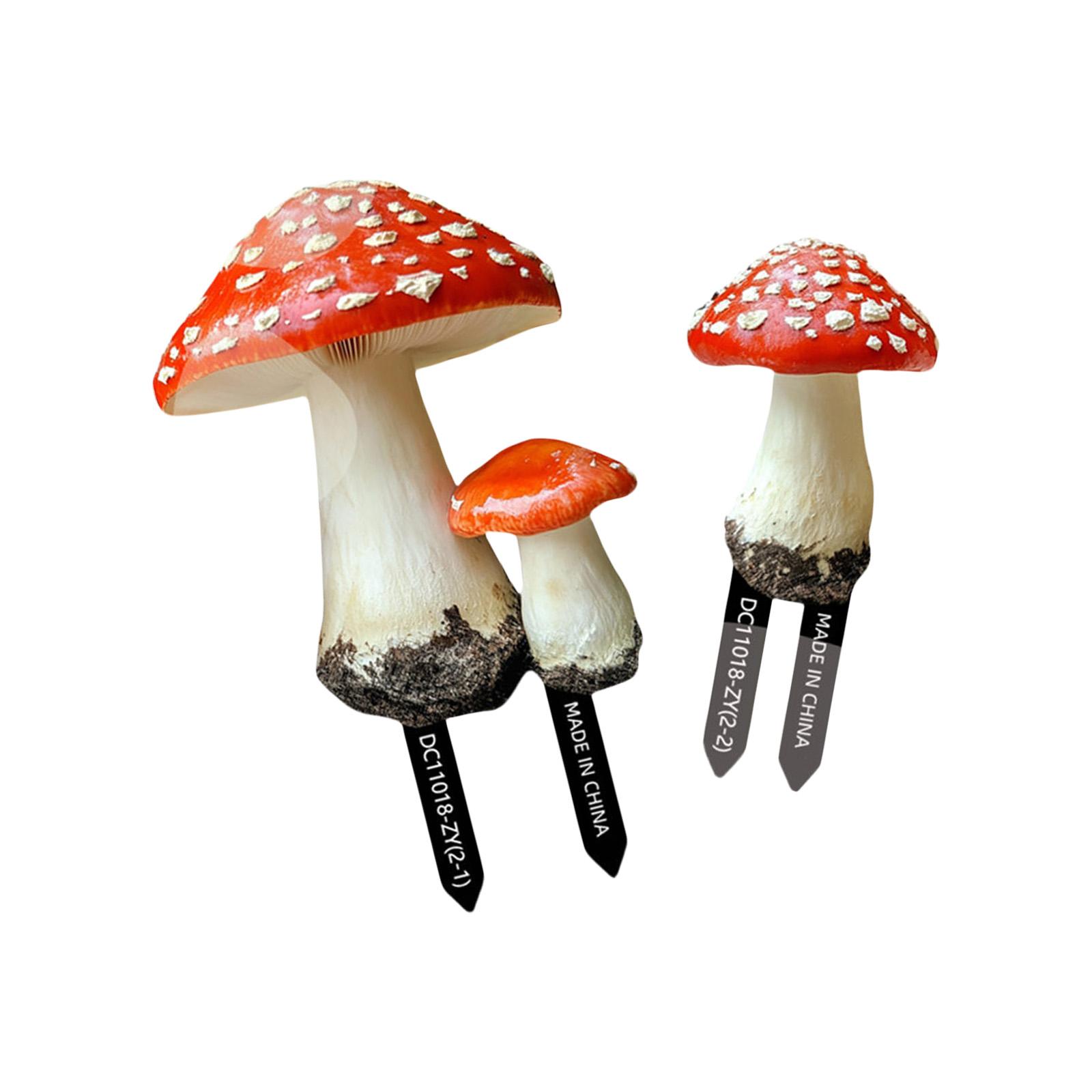 

Садовые колышки ПВХ Лесные грибы Коттеджный знак для двора Газонные украшения Для патио Балконное украшение Добавляет очарование любому пространству