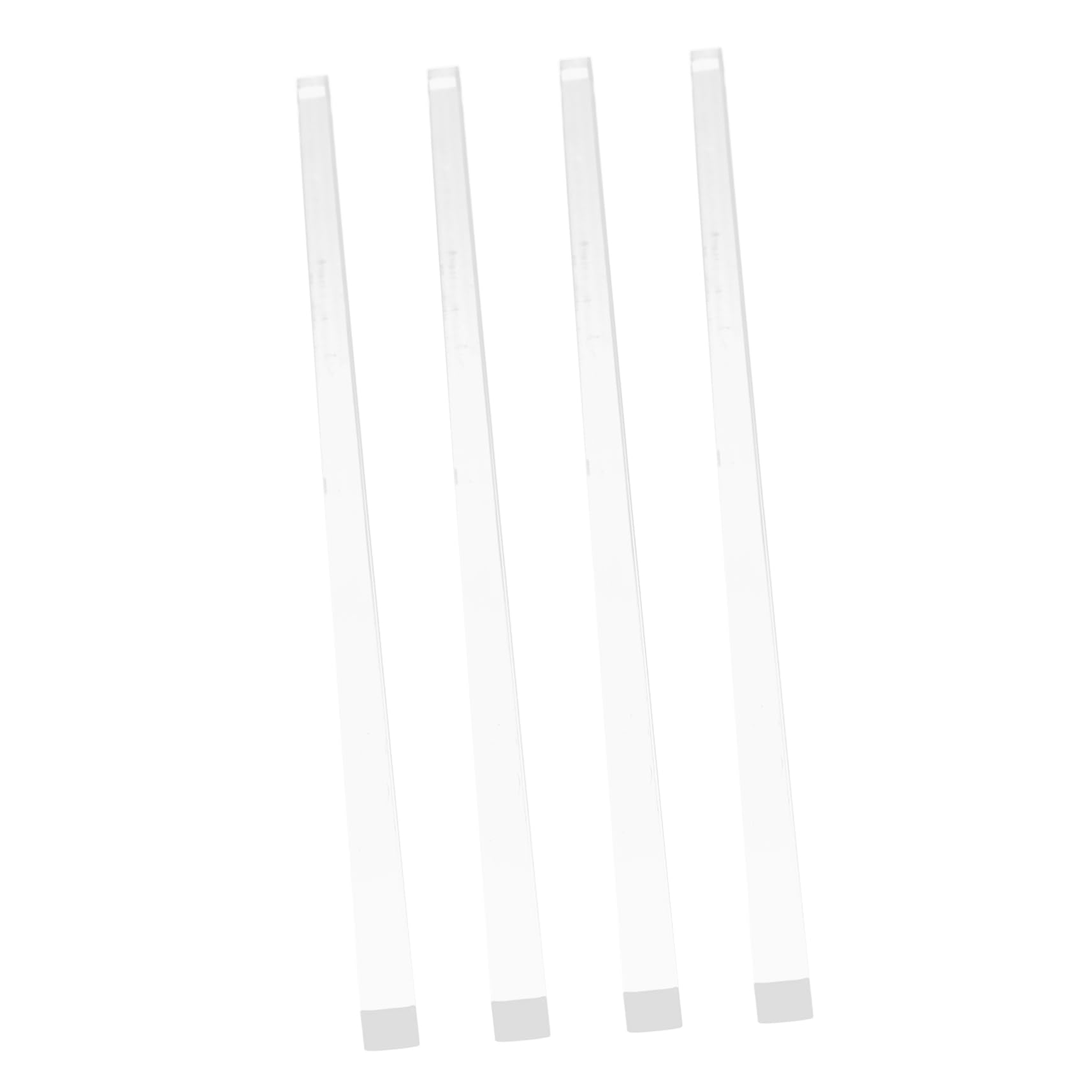 EXCEART Набор толкателей для маджонга из 4 штук, 15-дюймовые прозрачные хрустальные толкатели, линейка для стола для маджонга, многофункциональный инструмент для настольных игр с гладкими краями, для H