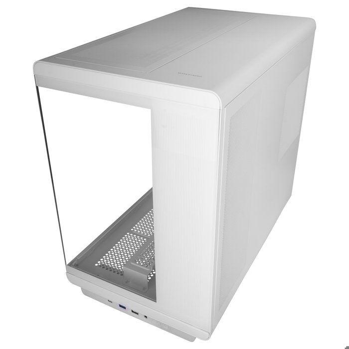 Boîtier gaming - mars gaming - mc-rev - double verre trempé - 3 ventilateurs argb - refroidissement 360mm