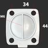 DN8/10/15/20/25/32/40/50/65/80 PTFE EPDM Sanitary Diaphragm Seal Gasket For Diaphragm Valve Homebrew