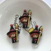 10 Pcs Cute Cartoon Halloween Ghosts, Skeletons, Pumpkins Flat Back Resin DIY Jewelry Hairpin Craft Decoration Accessorie