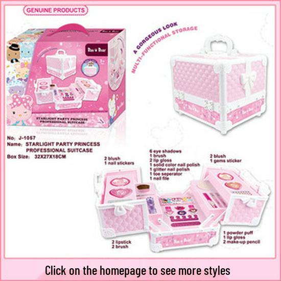 Kids' Princess Makeup Suitcase - Girls' Performance & Birthday Gift