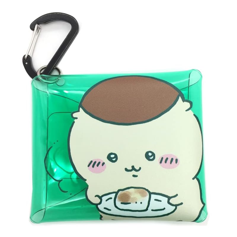 

[Chikawa] Chikawa earphones pouch accessory case mini wired/wireless storage air pods/pro clear multi case SS size chiikawa0009 Chestnut manju