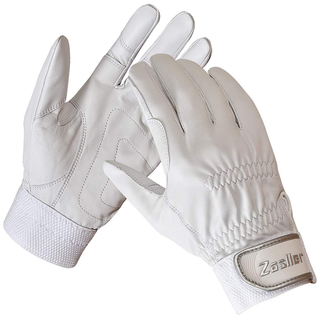 Zasler Soft Sheepskin Rescue and Firefighting Large ZFG-17 Gloves, White,
