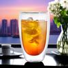 New Simple Glass Teacup Originality Double-layer Transparent Heat Insulation Thickening Egg-shaped Cup Beer Milk Fruit Juice