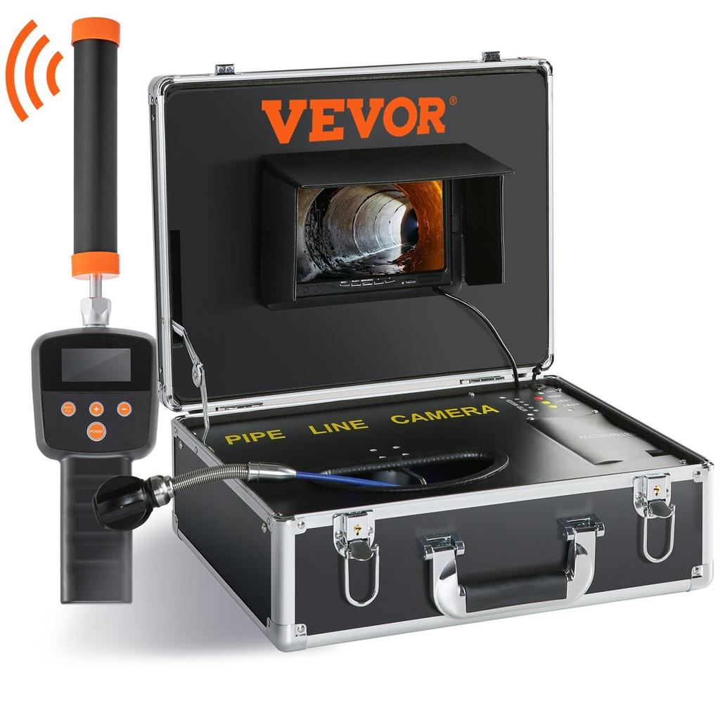 Sewer Camera Pipe Inspection Camera 7-inch Screen 1000TVL Camera 131ft
