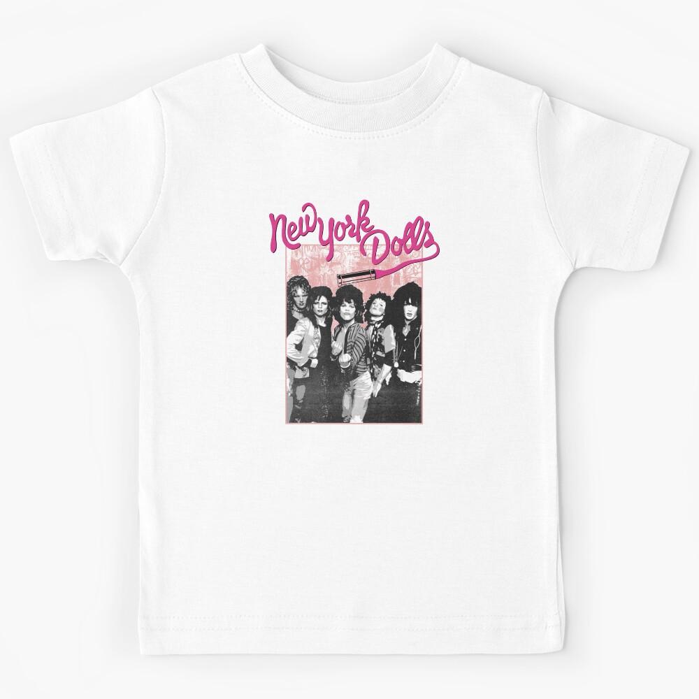 New York Dolls - Pink Graffiti Kids T-Shirt 130