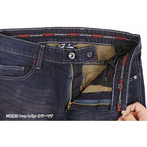 KOMINE Motorcycle Jeans Deep Indigo M WJ-737S Protector for Spring, Summer, and Autumn CE Standard Level 2 Stretch Material