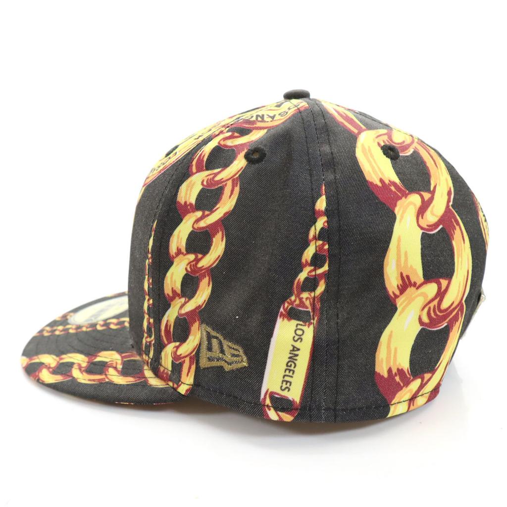 NEW ERA JOYRICH Collaboration 59FIFTY cap 71/2 59.6 Black Men's Used