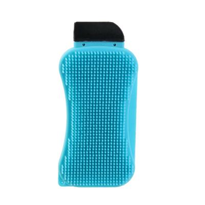 Scraper With Sponge Silicone Blue Detergent Tank