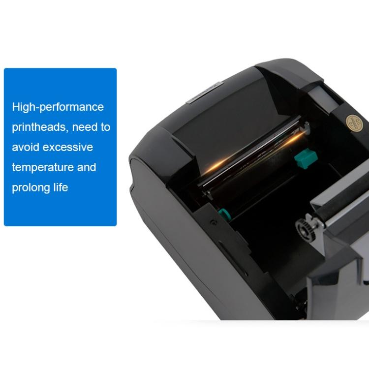 Xprinter XP-365B 80mm Termal Etiket Yazıcı Kıyafet Etiketi Süpermarket Barkod Yazıcı, Tak: AB Fişi