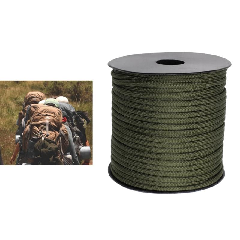 9 Cores 4mm Umbrellas Rope Replacement Outdoor Camping Tent Paracord Rope Windproof Thick Lanyard Braided Rope Enduring