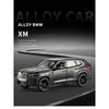1/32 BMW THE XM SUV Alloy Car Model Sound and Light Pull Back Children's Toy Collectibles Birthday Gift