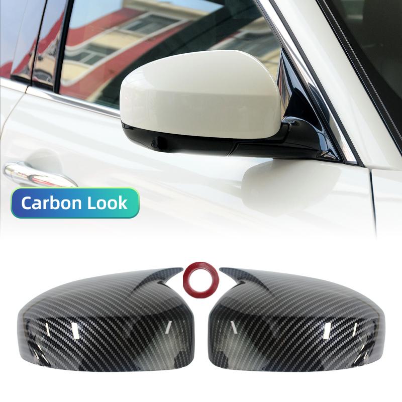 For Infiniti FX35 FX37 EX35 EX37 2009-2014 ABS material Bull horn shaped reverse mirror protective cover
