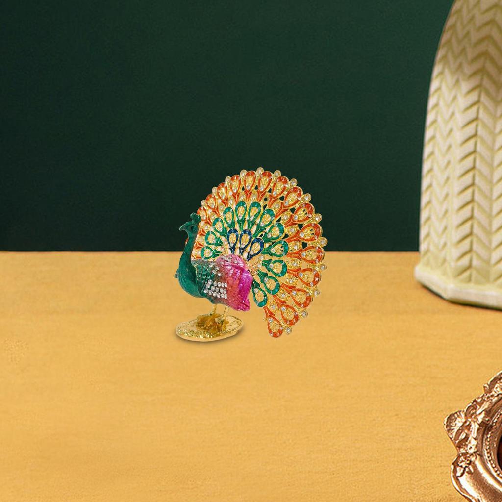 Animal Sculpture of Peacock for Office and Living Room