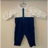 Used [Current Item] Familia Collared Coverall Romper Navy
