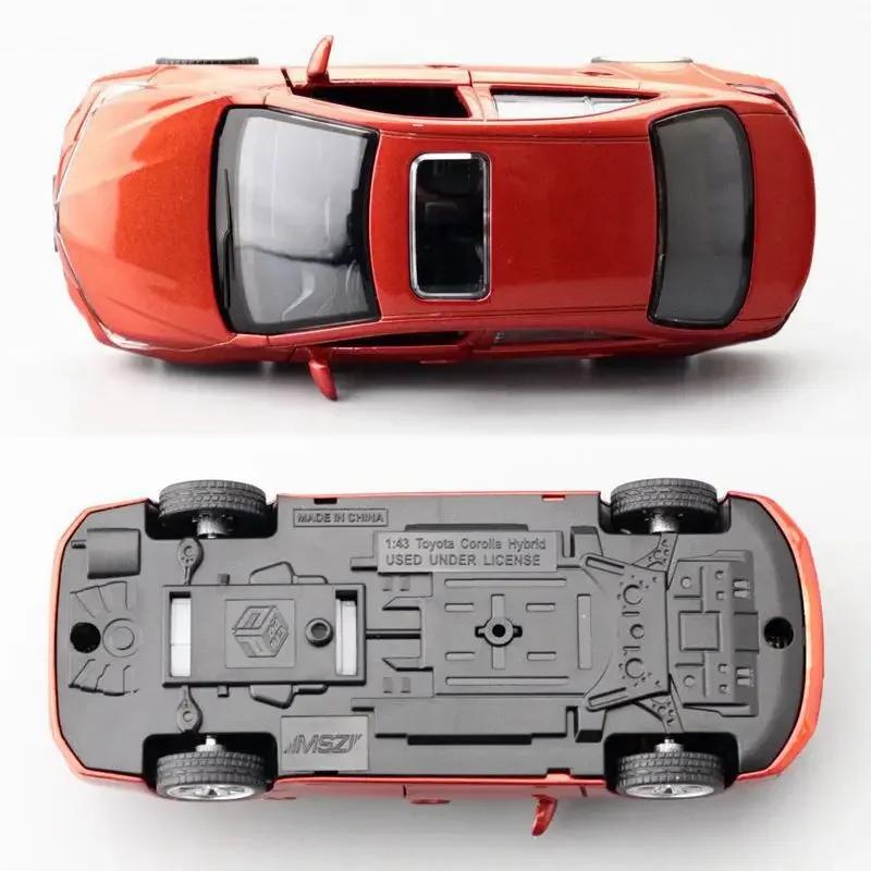 1/43 Toyota Corolla Hybrid Toy Car for Kids, Diecast Metal Miniature Model, Pull Back Educational Collection, Gift Boys