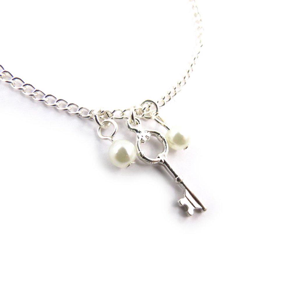 Les Trésors De Lily [J6319] - Návrhářský náramek 'Scarlett' (klíč)