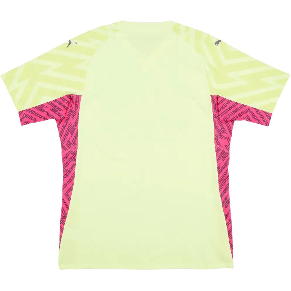 Puma Manchester City 2023-24 Season Player Version V-Neck Letter Pullover Short Sleeve Football Shirt Unisex Tops 770467-99