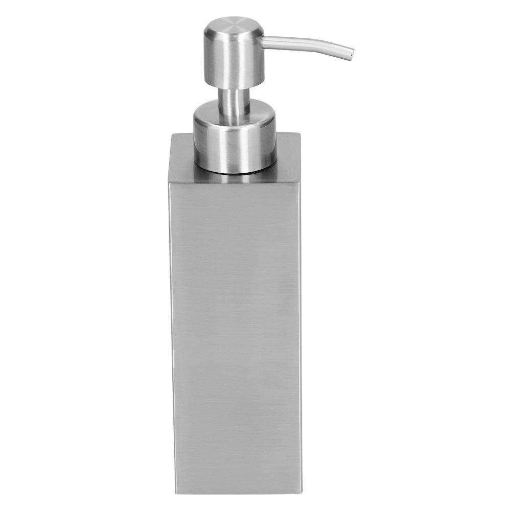 304 Stainless Steel Soap Dispenser Silver Liquid Soap Dispenser Bathroom Kitchen Sink