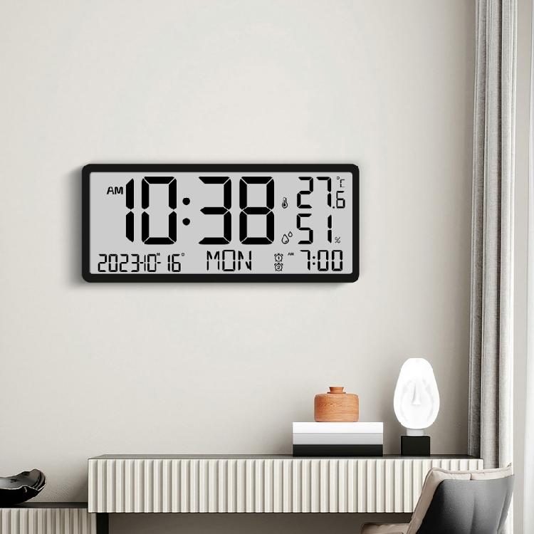 Versatile Digital Clock Battery Powered Wall Clock Electronic Desktop Clocks