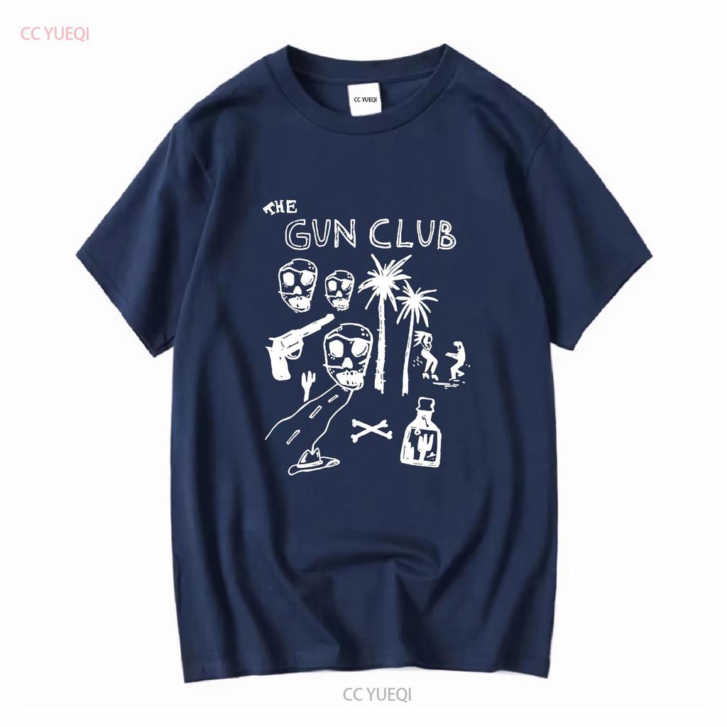The Gun Club T Shirt Post Punk Band Sh vintage Washed Stretched graphic Unisex fashion Soft Slightly streetwear Casual
