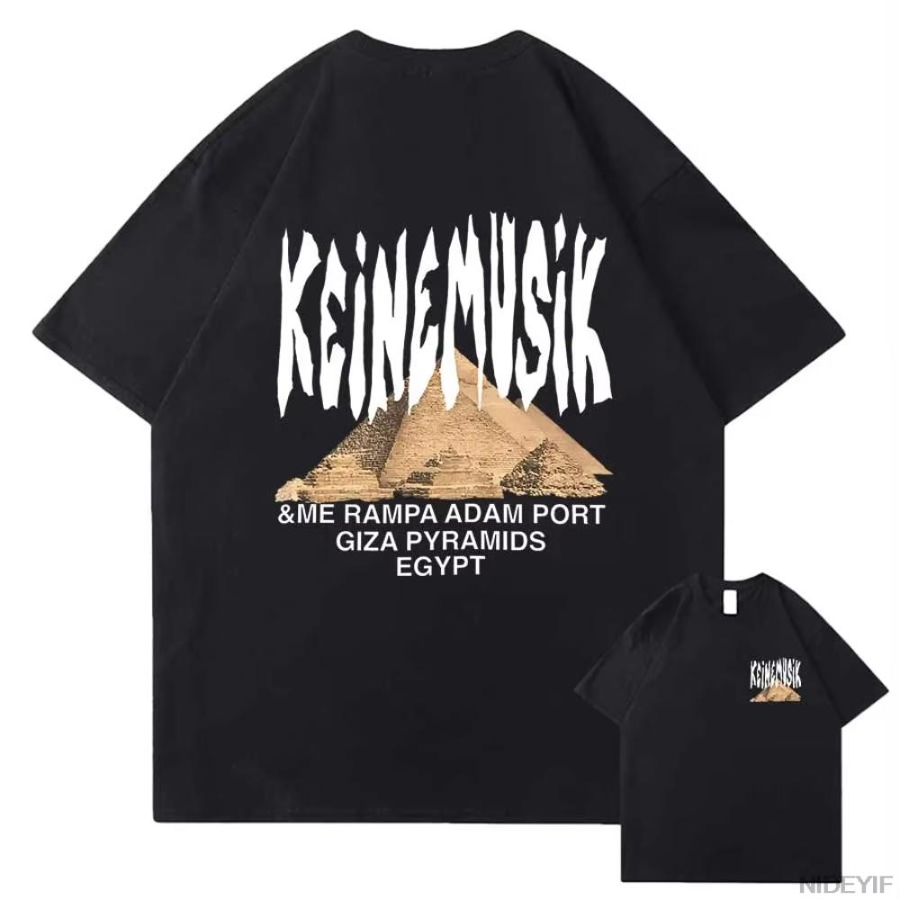 2025 Κλασικό Καλοκαίρι Keinemusik X Pacha T-shirt Ανδρικό Γυναικείο Μόδα Βαμβακερό Κοντομάνικο Μπλουζάκι Hip Hop Τοπ Ρούχα Streetwear Τοπ