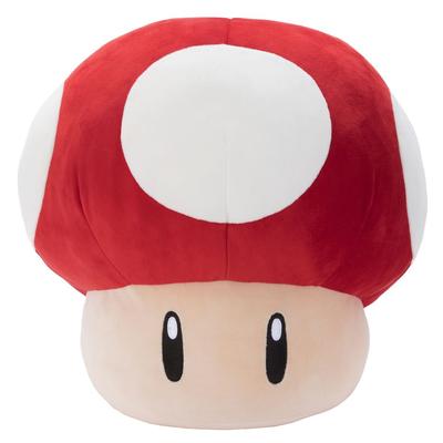 Mario Kart Mocchi-Mocchi-Game Style Dash Mushroom Plush Toy Height Approx. 33cm