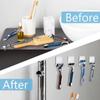 Stainless Steel Razor Rack Hook, Waterproof Self-adhesive Razor Rack Hook, Manual Razor Rack MYY