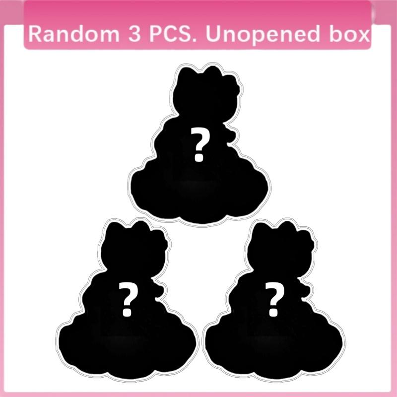 Hello-Kitty Childlike Pony Cute Bean Cute Piece Blind Bag Confirmed Model Figurine Girl Cute Gift Holiday Surprise Decoration