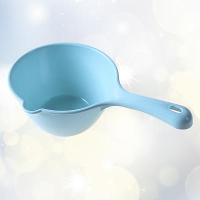 1 Adet Plastik Su Kepçesi Banyo Kepçesi Su Kepçesi Kaşık Ev Restoran Mutfak için Mavi Plastik Su Kepçesi