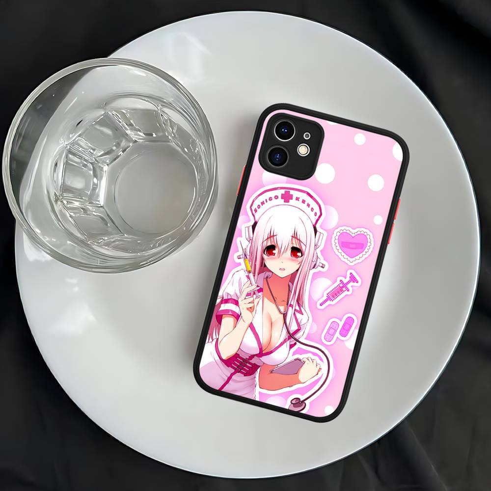 S-sUPER SONICO Phone Case For IPhone 15 14 13 12 11 Pro Max X XS MAX Plus Matte Soft Back Cover