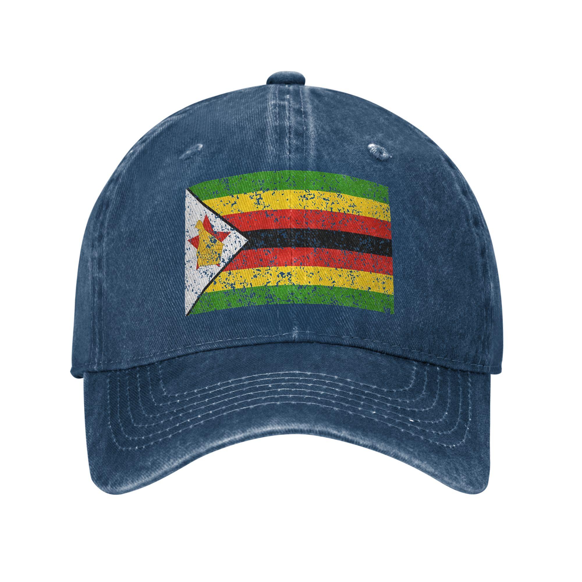 

Zimbabwe Flag Casual Baseball Cap Summer Trucker Hat Adjustable Tennis Skate Snapback Cap Unisex Unisex Stylish Baseball Caps One Size